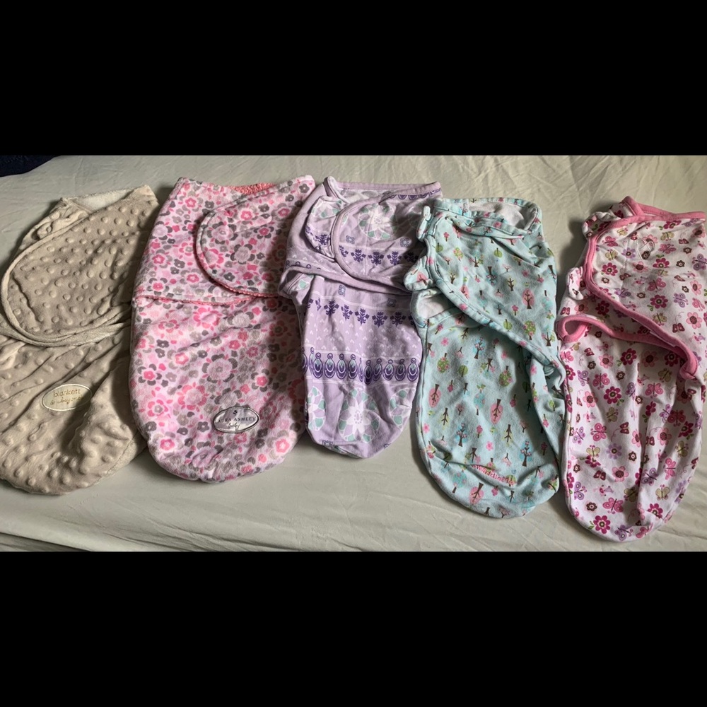 5 OS BABY GIRL SLEEP SACKS